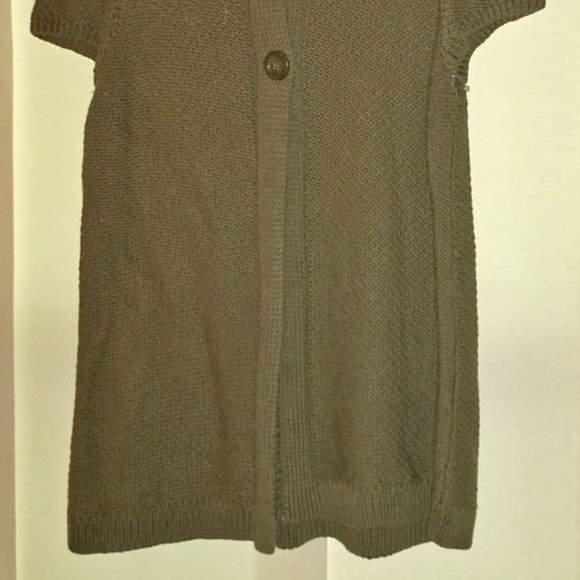Christopher & Banks women's cardigan short sleeve sweater green size Medium - Picture 2 of 2